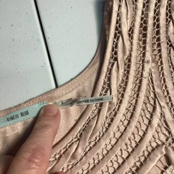 🌸 Kimchi Blue Sleeveless Top – Urban Outfitters – Women’s Size S – Pink/Nude-Pe - Picture 6 of 8